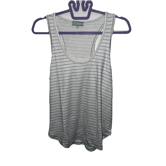 P.J.Salvage Tops - P.J. Salvage Women’s Striped Tank Top Size Large Racerback Lightweight Stret